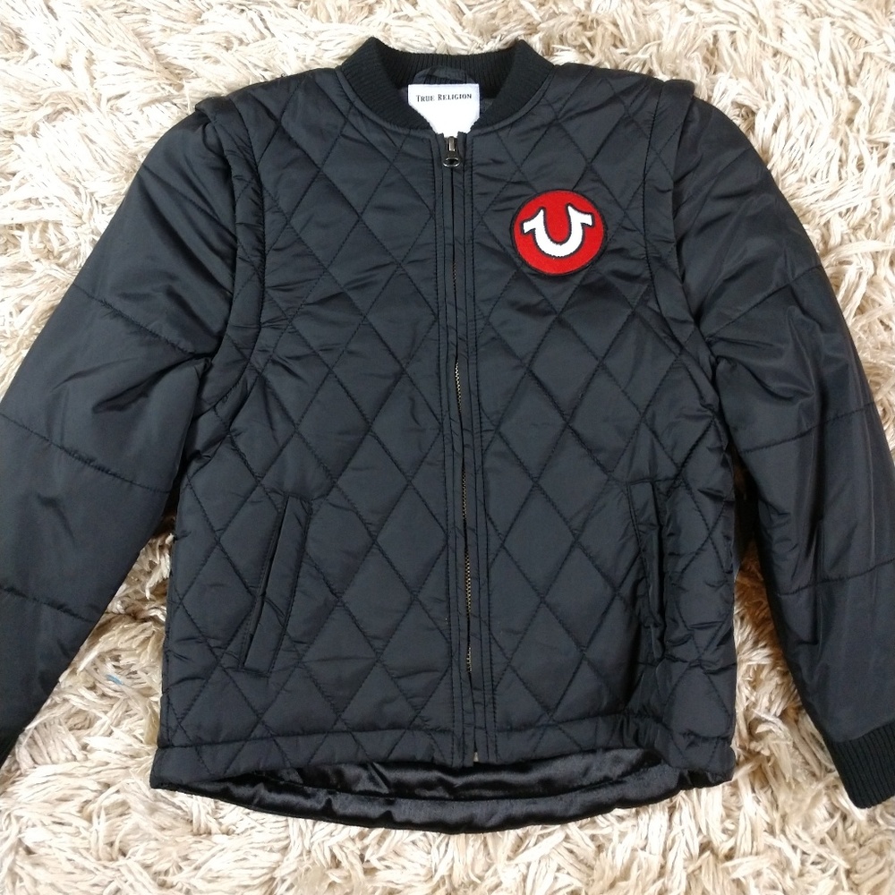 True Religion Kids Quilted Jacket sz 6